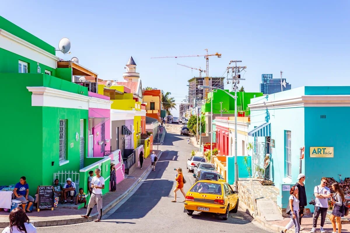 Bo-Kaap colourful houses, Cape Town