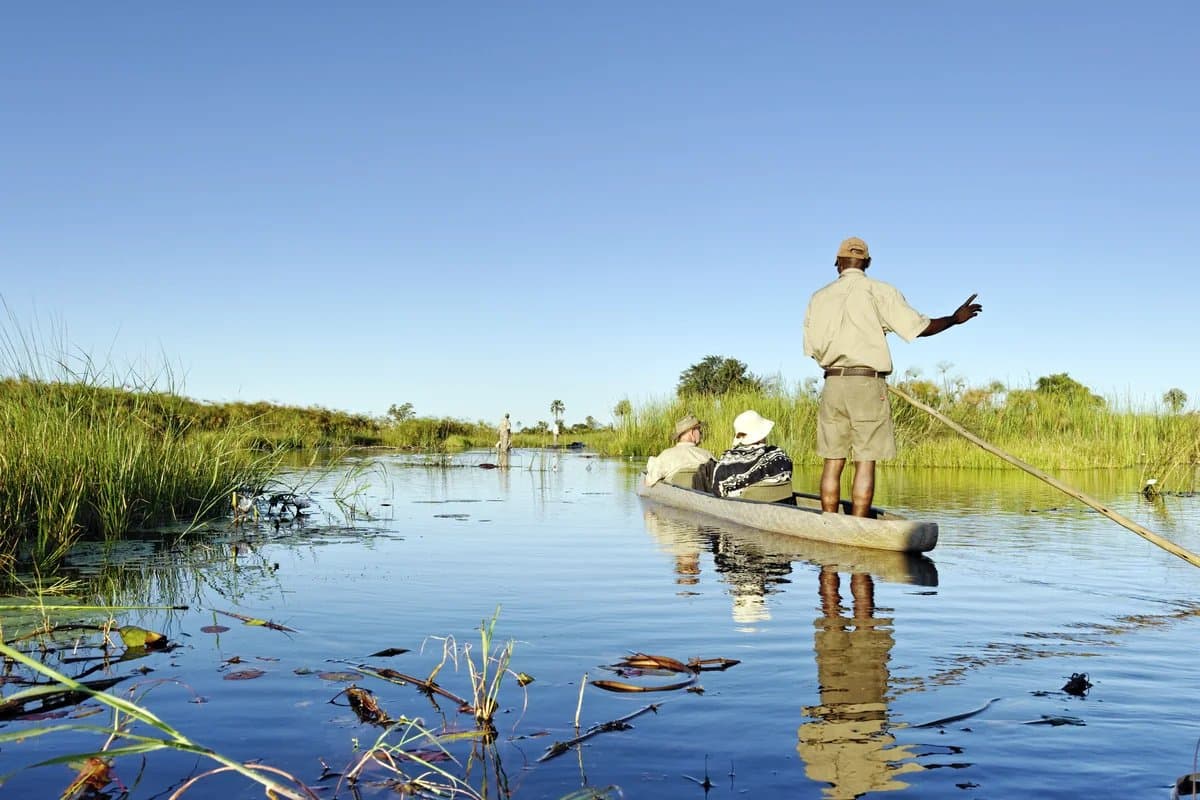Fly-fishing in the Okavango Delta