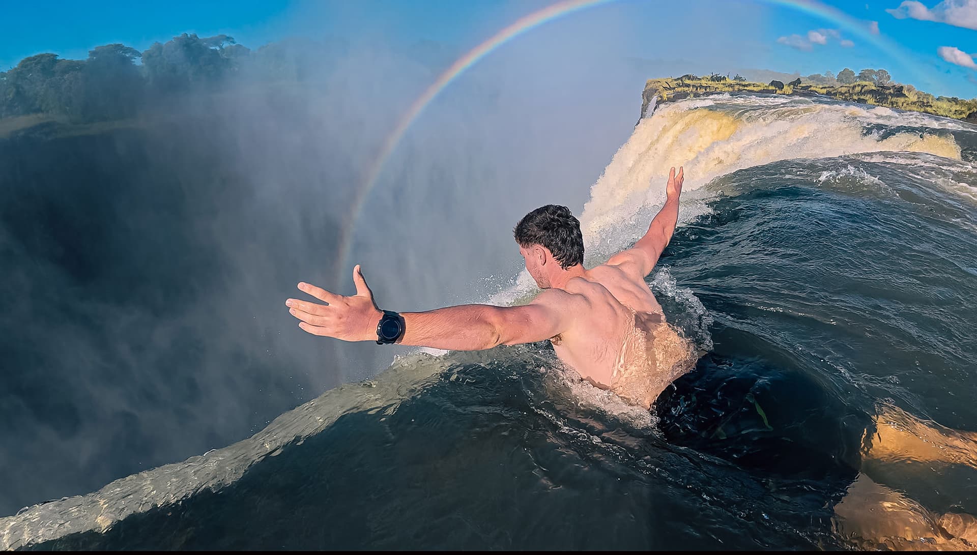 Devil's Pool infinity edge, Victoria Falls