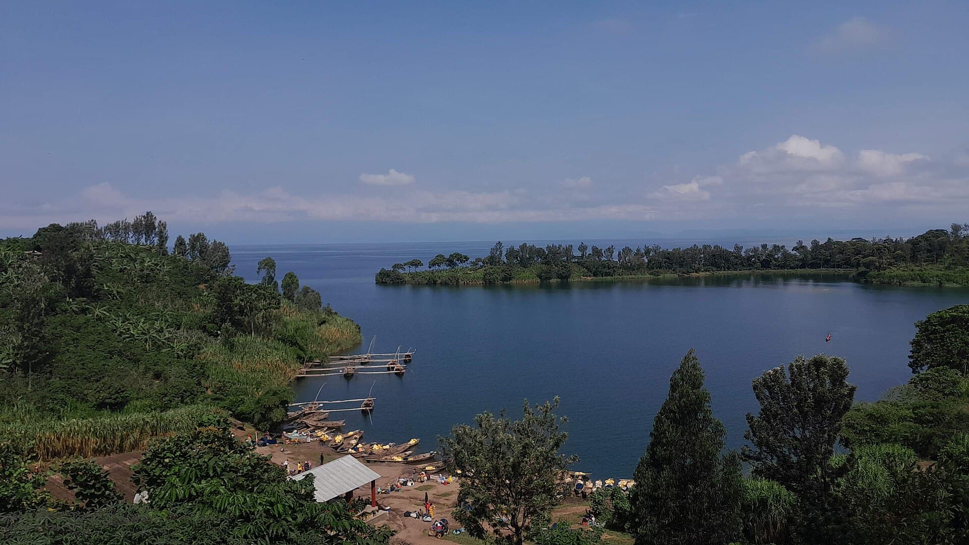 Kayaking on Lake Kivu, Rwanda