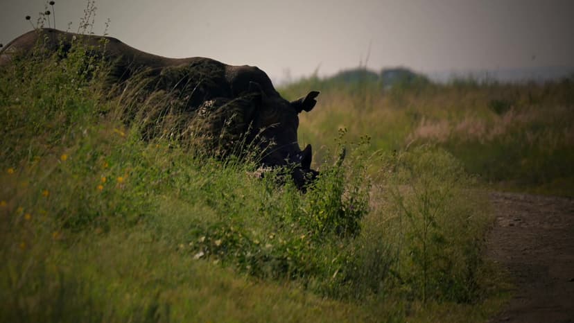 Rhino conservation encounter on an Eastern Cape reserve