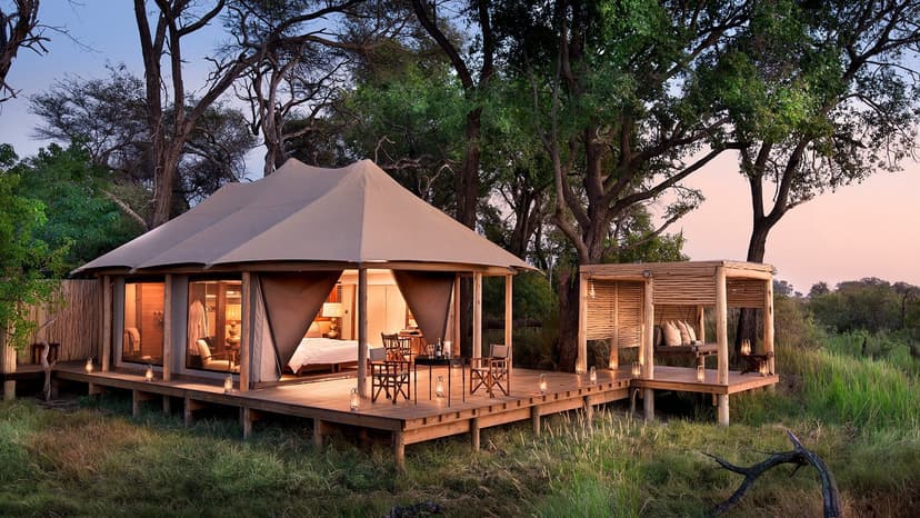 Okavango Tented Camp — Elegant safari lodge and suite