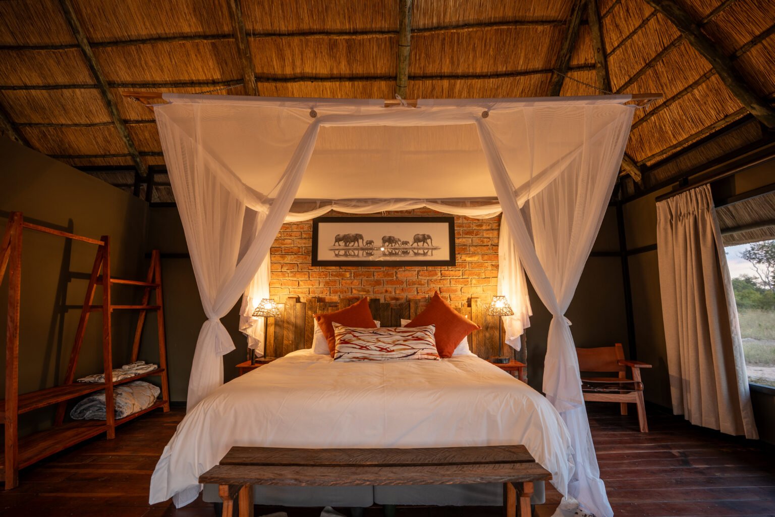 Tented suite at Camp Silwane in the Silwane Conservation Area