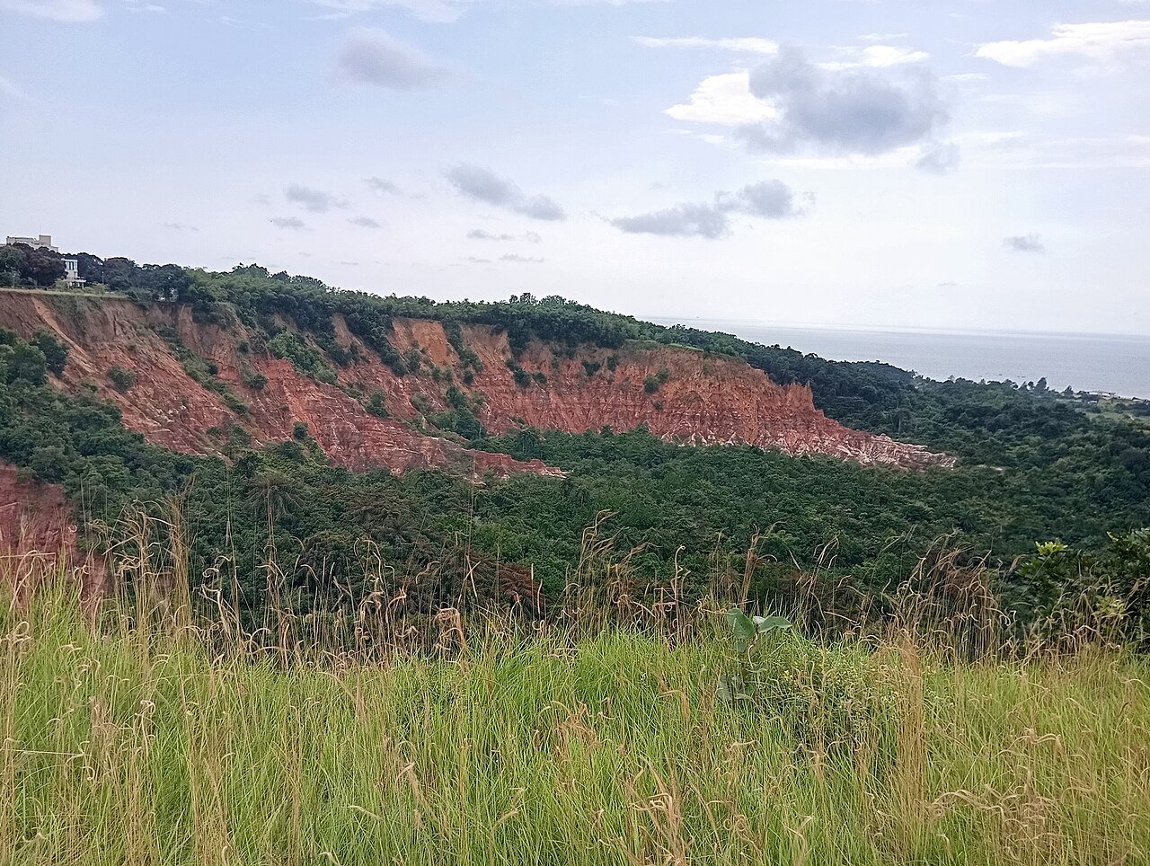 Red laterite erosion formations at the Gorges de Diosso near Pointe-Noire, Republic of the Congo