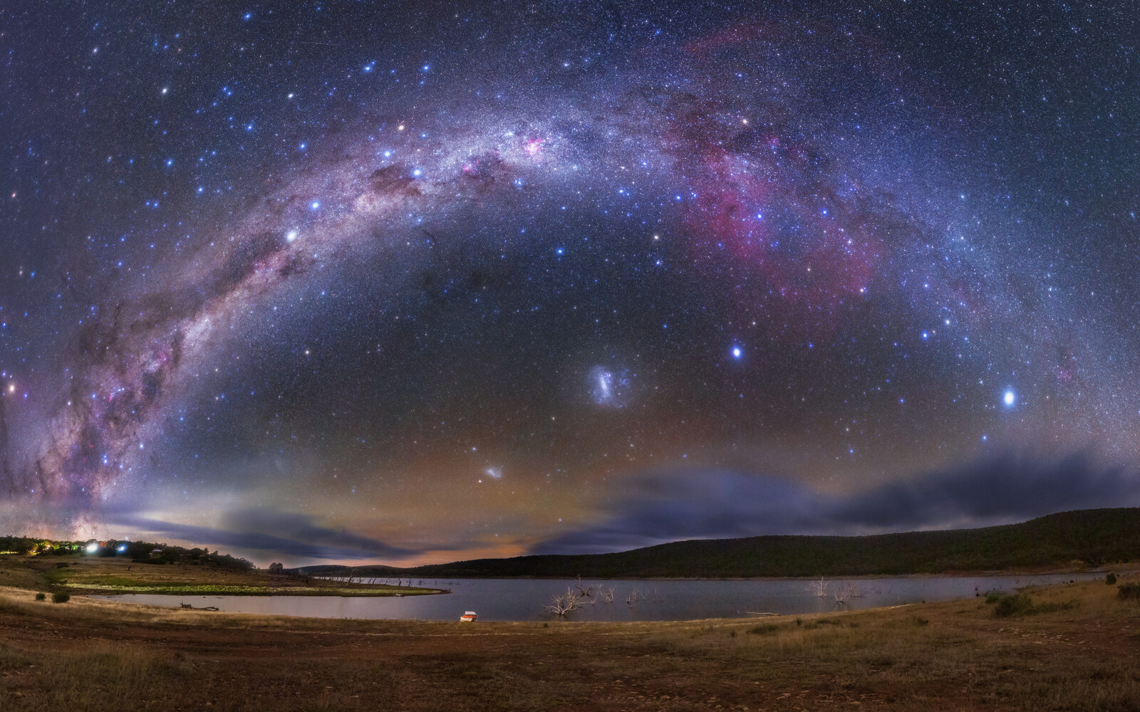 The Milky Way arching over the dark Cederberg sky above Kagga Kamma