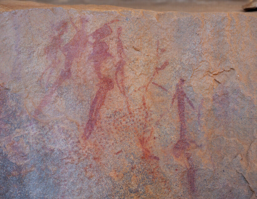 Ancient San rock art paintings preserved at Sanbona Wildlife Reserve