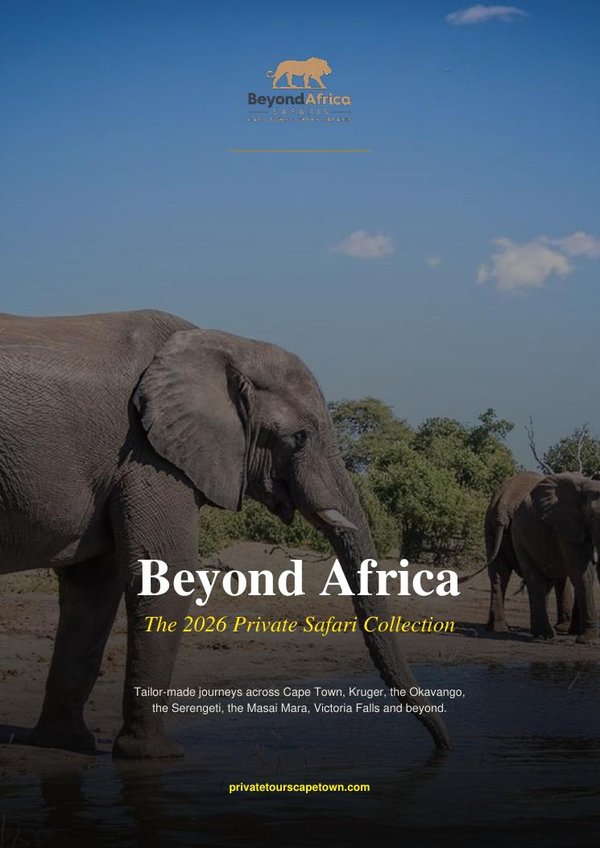 Beyond Africa Safaris luxury brochure cover