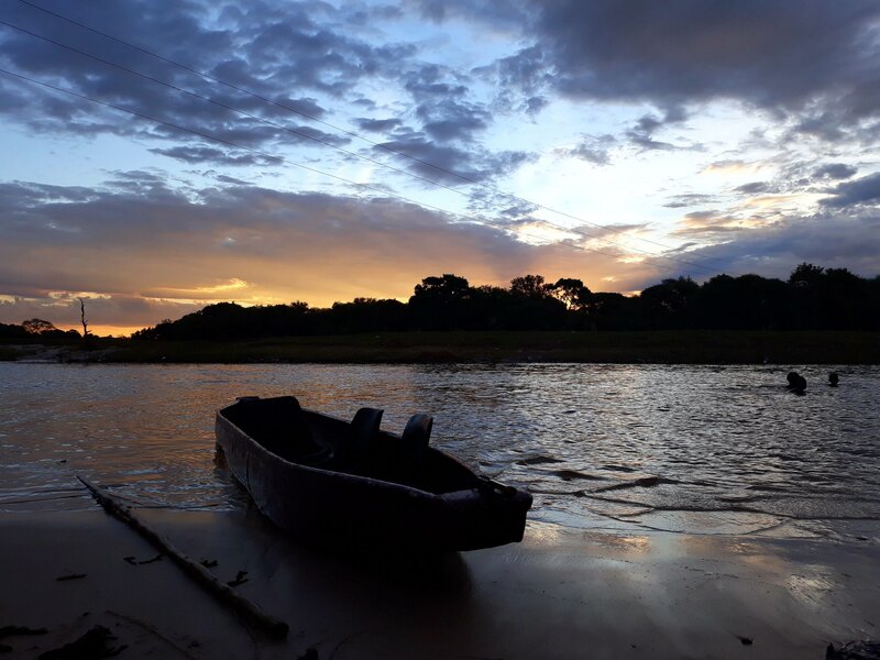 Mokoro canoe safari departing from Oddballs Camp on Chief&rsquo;s Island