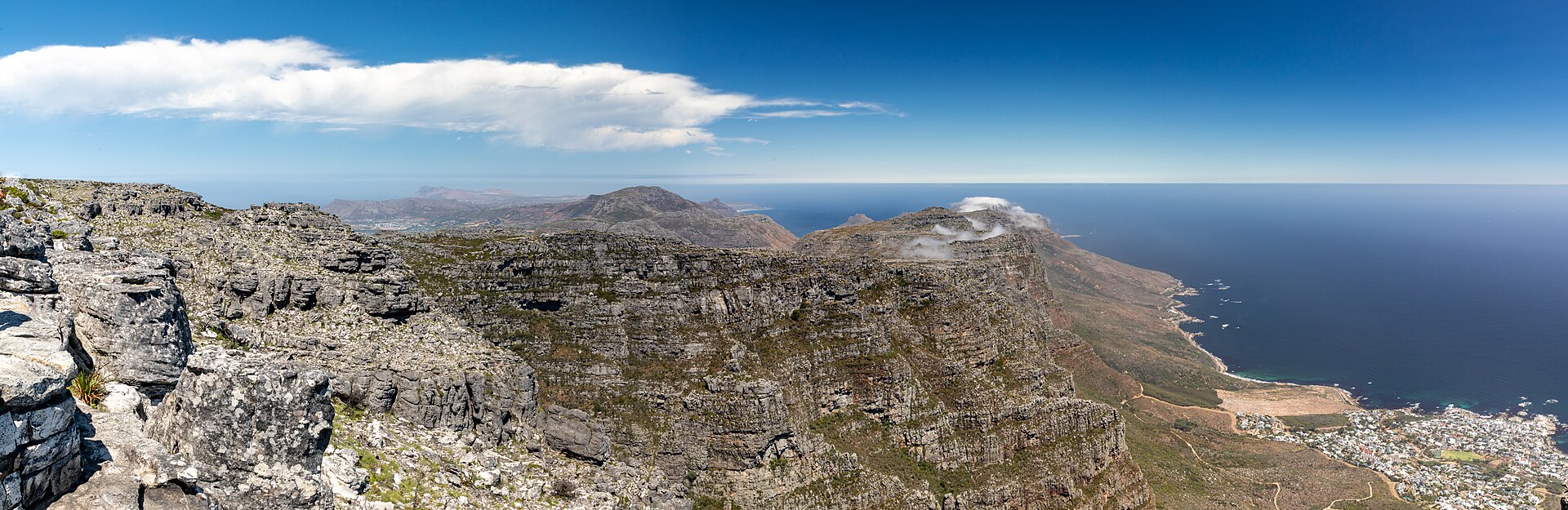 Table Mountain above Cape Town