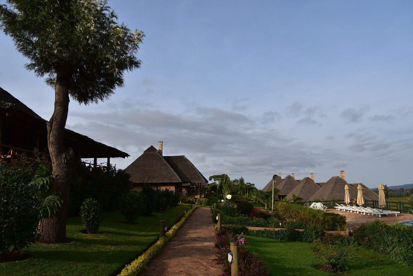Luxury lodge exterior at Ngorongoro Crater on an ultra-luxury all-inclusive Tanzania safari