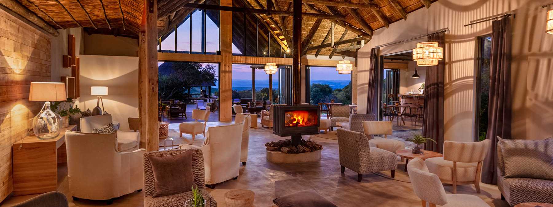 A luxury tented suite at Amakhala Bukela Game Lodge