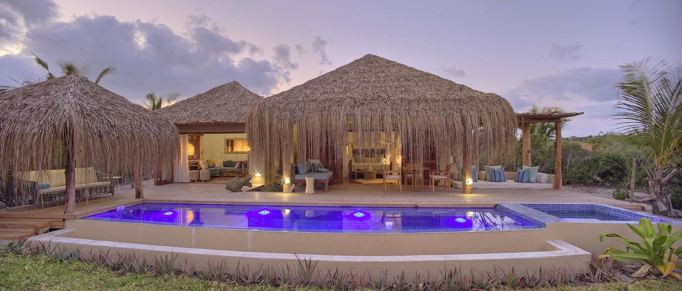 Barefoot luxury beach setting in the Bazaruto Archipelago