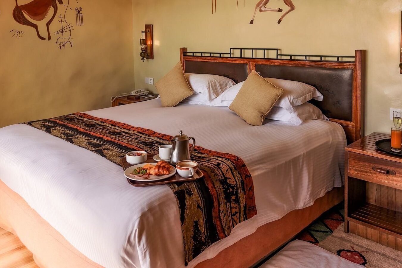 Ngorongoro Serena Safari Lodge room with breakfast and crater views