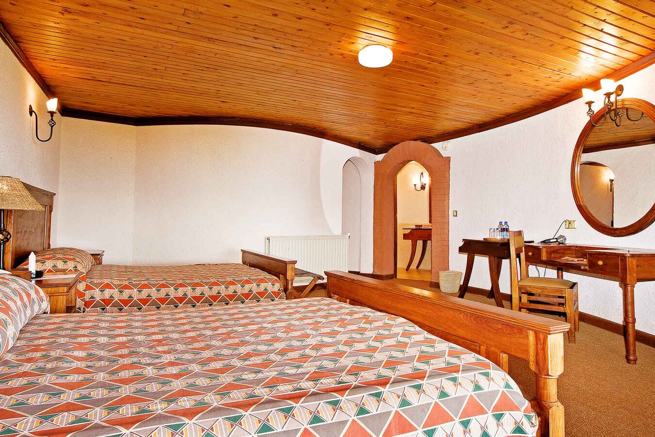Ngorongoro Sopa Lodge exterior on the eastern rim of the crater