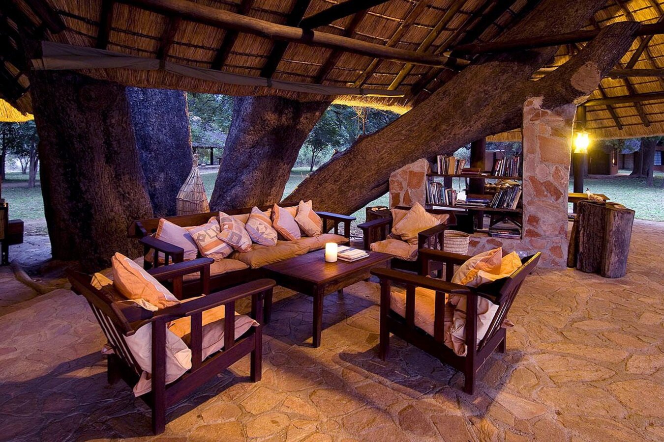Nkwali Camp walking safari in the South Luangwa bush