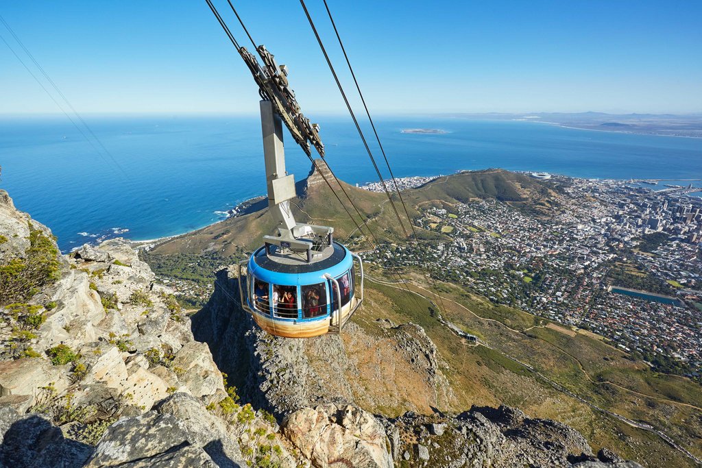 The coastline of Cape Town, South Africa
