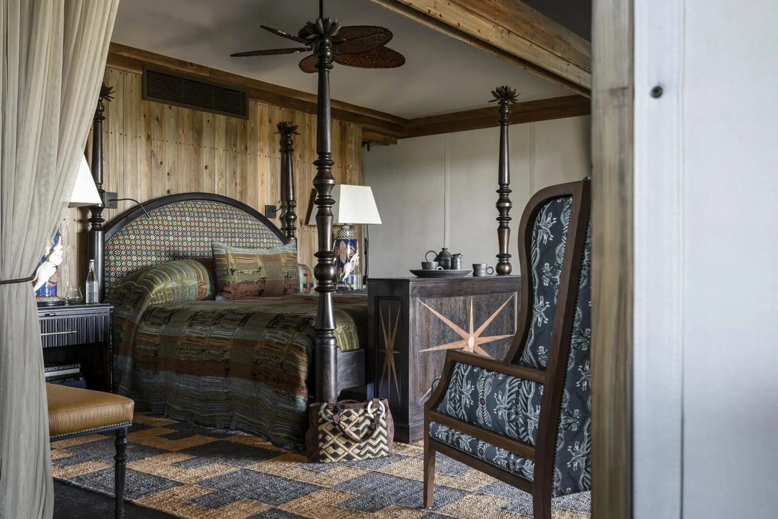 Xigera Safari Lodge — suite interior and private deck