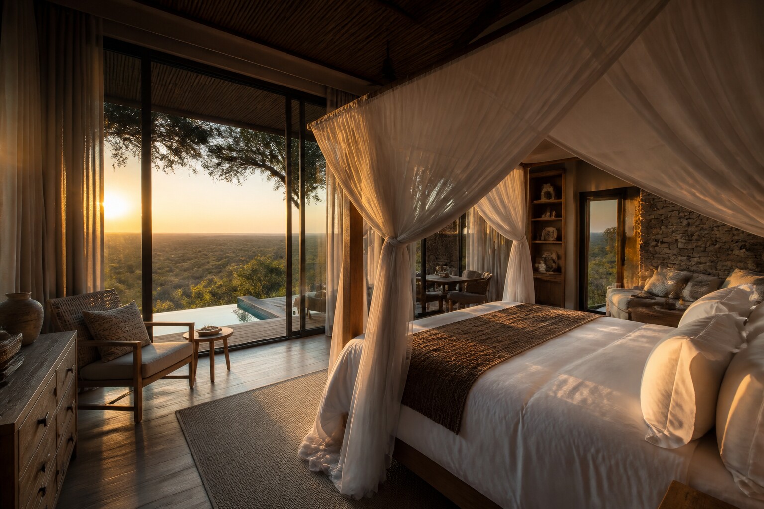 andBeyond Phinda Vlei Lodge suite with private plunge pool