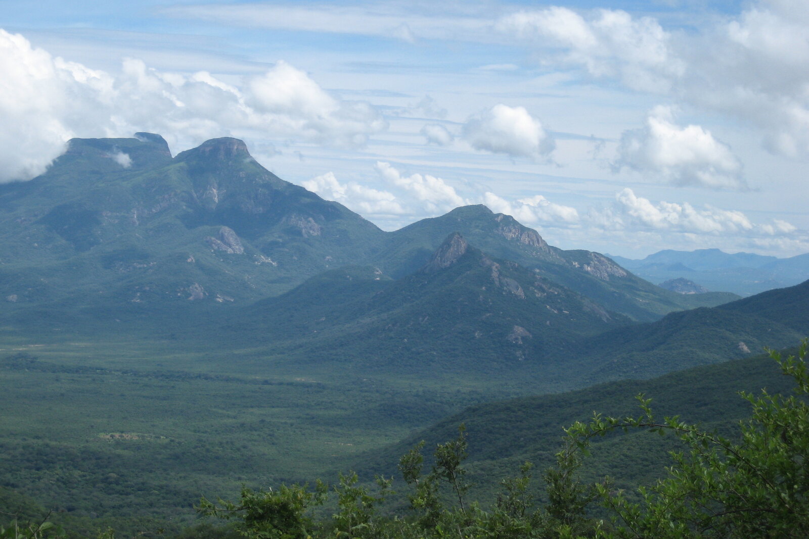 Green mountain highlands between Lubango and Namibe, Angola