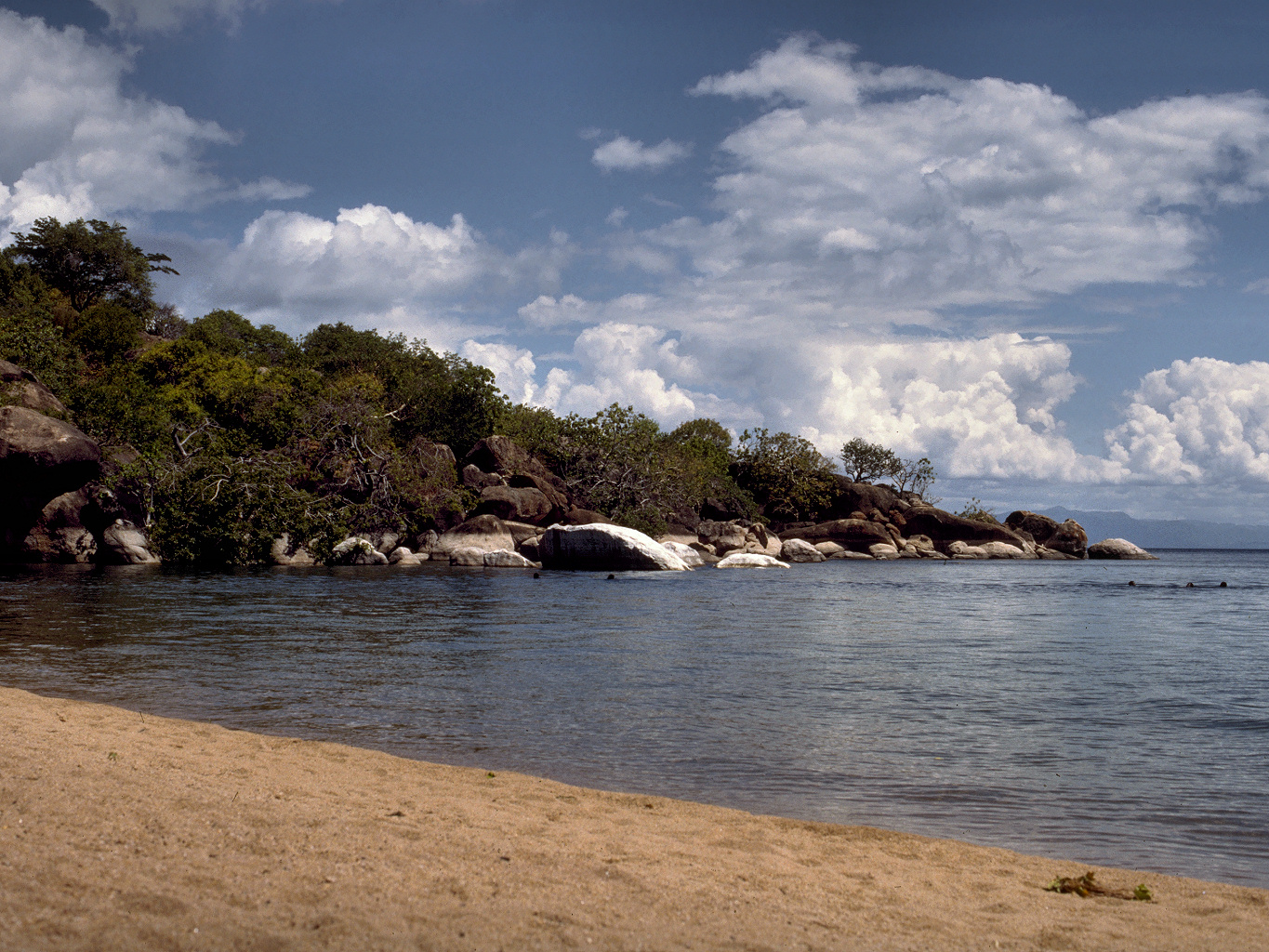 The rocky shores of Otter Point at Cape Maclear — the dry season, May to October, is the best time to visit Malawi