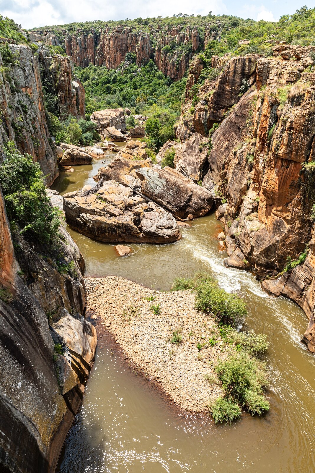 The Blyde River Canyon and the Three Rondavels on the Panorama Route