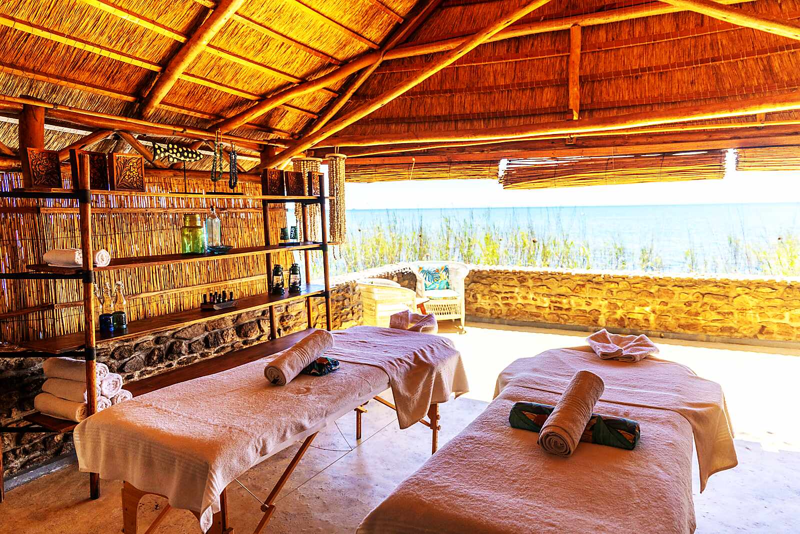 Blue Zebra Island Lodge overwater deck and hammock