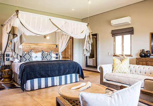 Superior room interior at Botlierskop Village Lodge