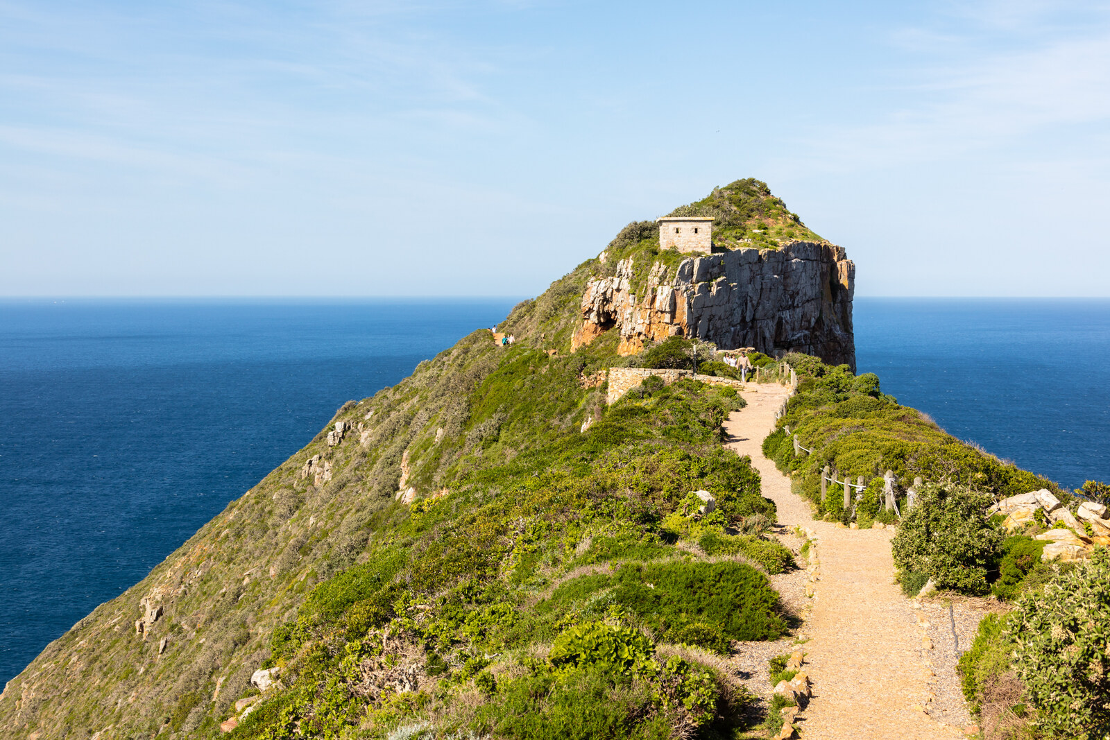 The high promontory ridge and path at Cape Point