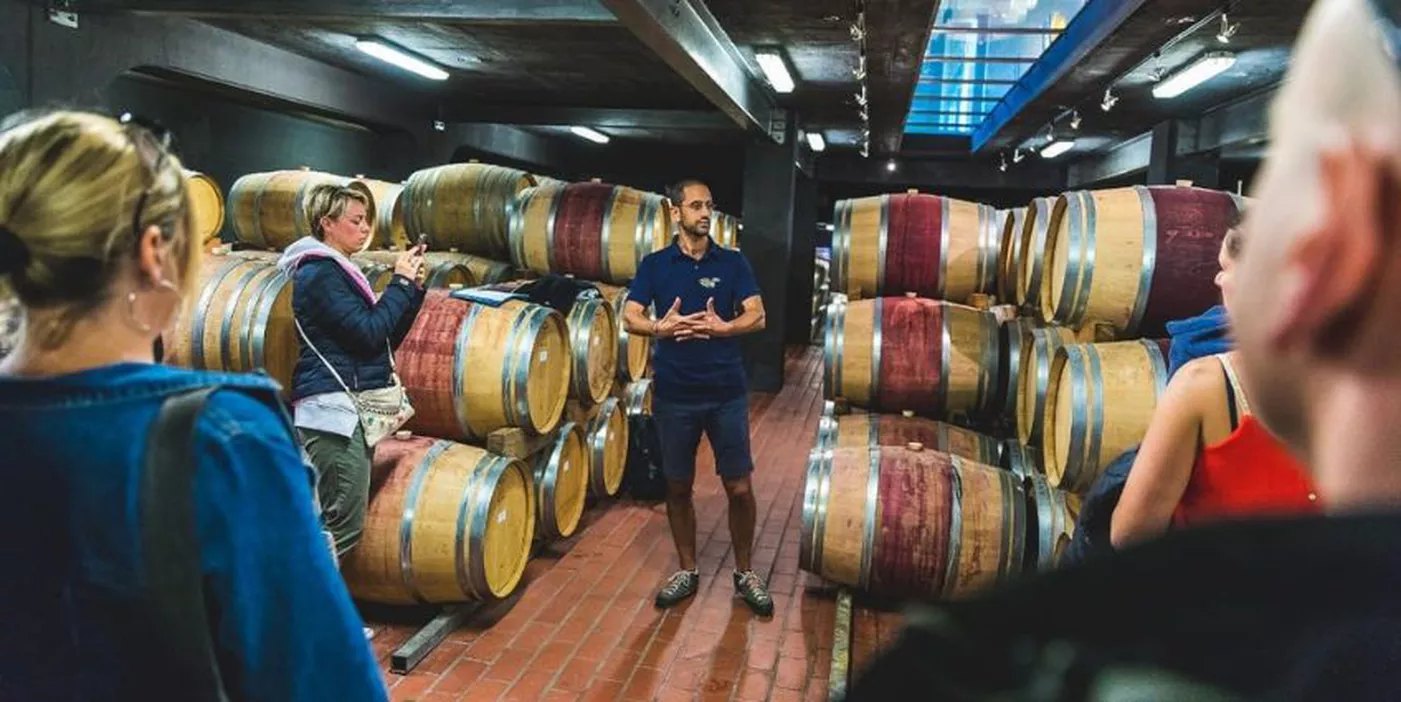 Historic barrel cellar on a Cape wine estate