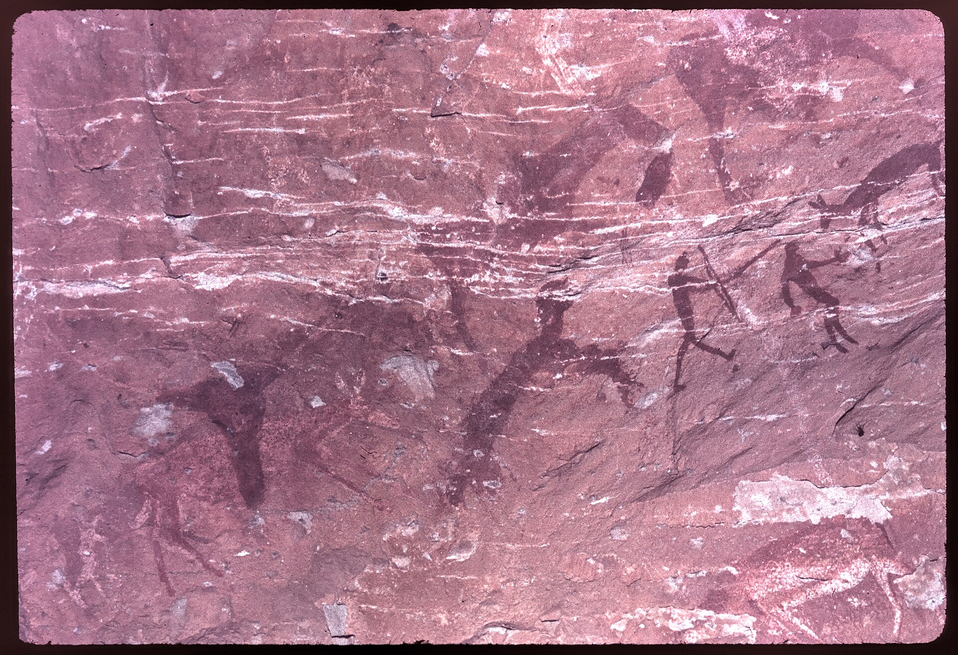 Drakensberg sandstone rock art cave