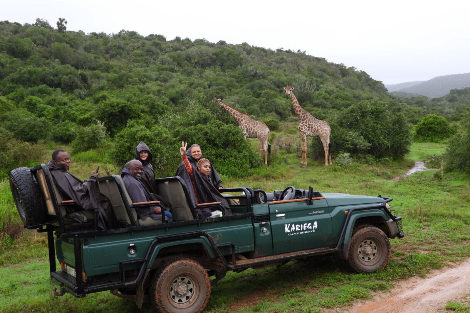 A giraffe at Kariega Game Reserve in the malaria-free Eastern Cape