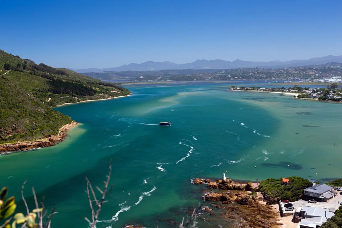 Knysna lagoon on the Garden Route