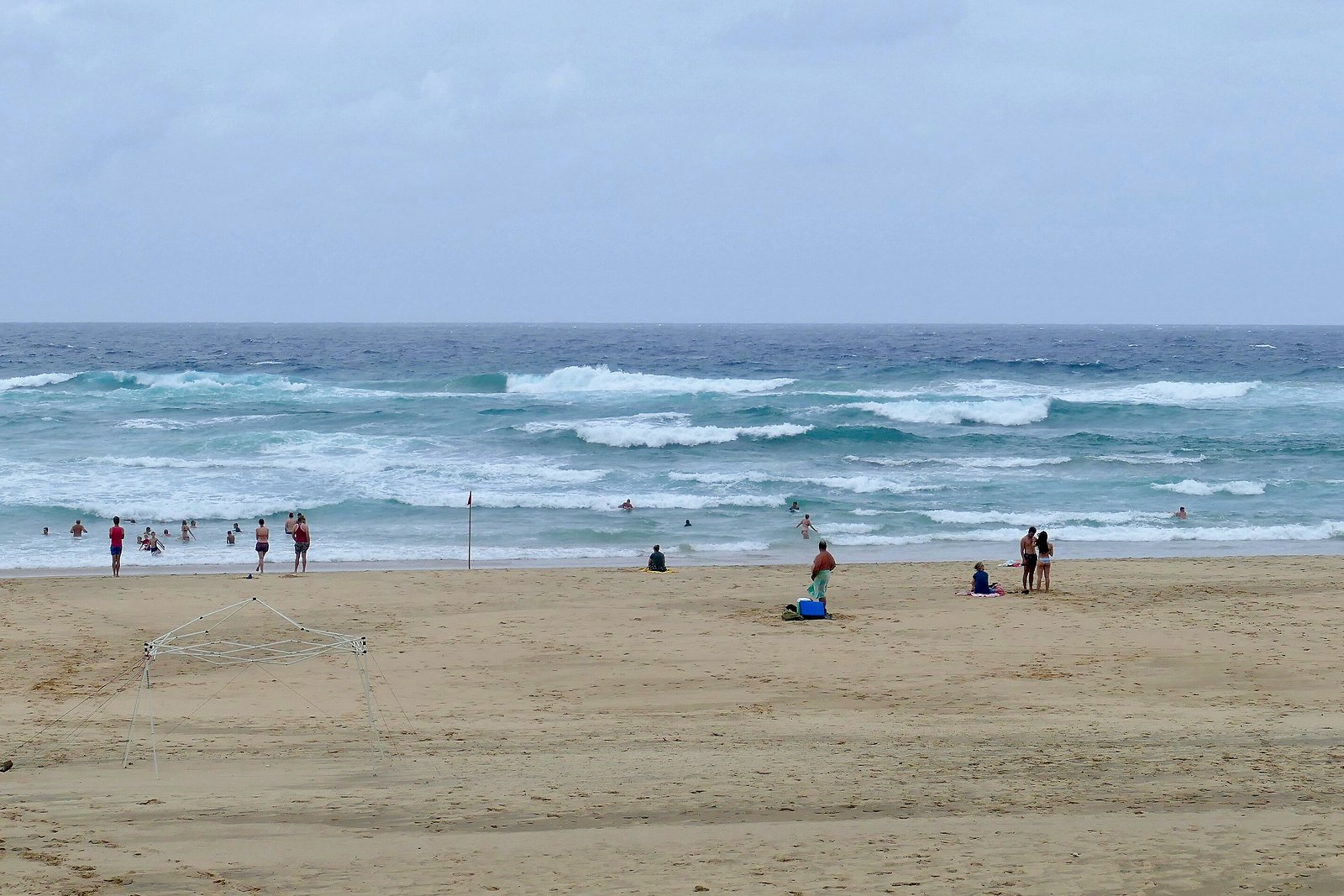 The wild Indian Ocean surf along the protected coastline of iSimangaliso Wetland Park