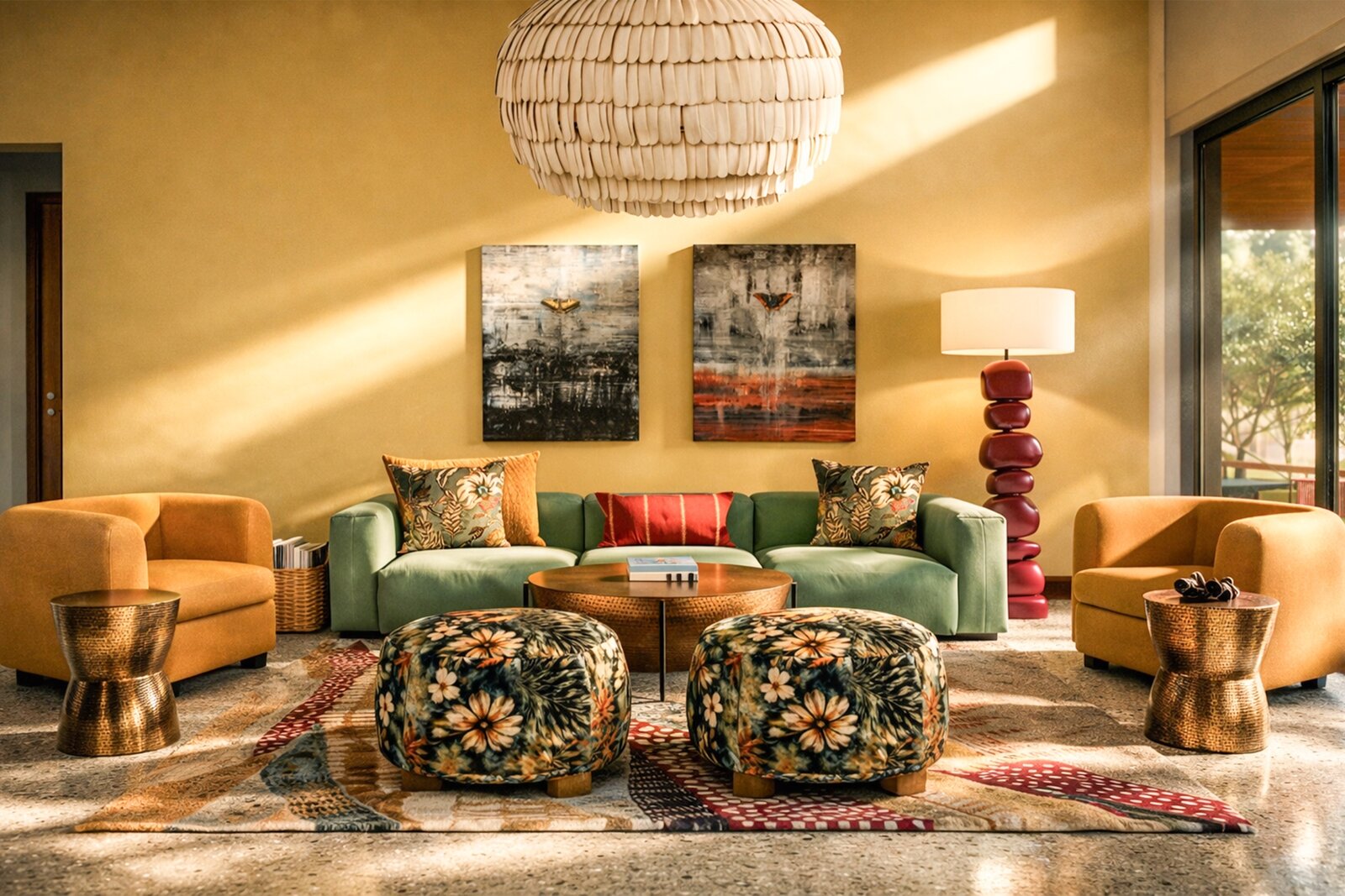 Jaci's Kubu Villa lounge interior