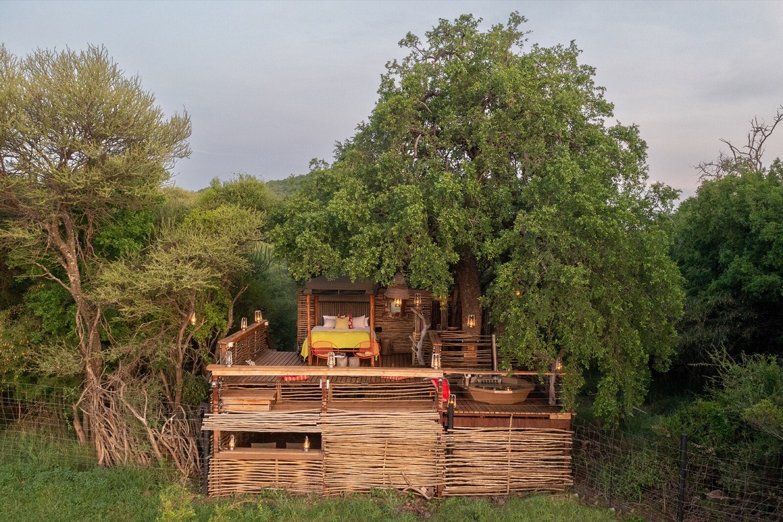 Star-bed sleep-out at Jaci’s Lodges, Madikwe