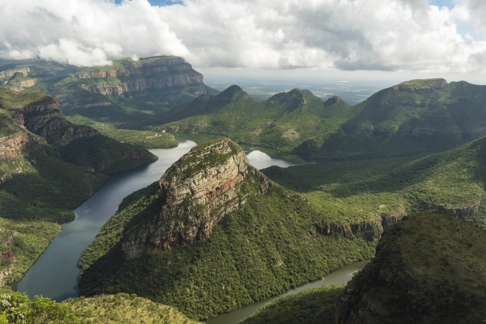 The Blyde River Canyon seen from a viewpoint on the Panorama Route