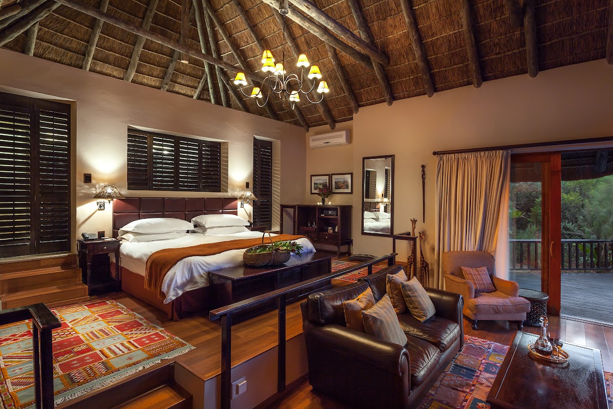 A heated private plunge pool at Lalibela Kichaka