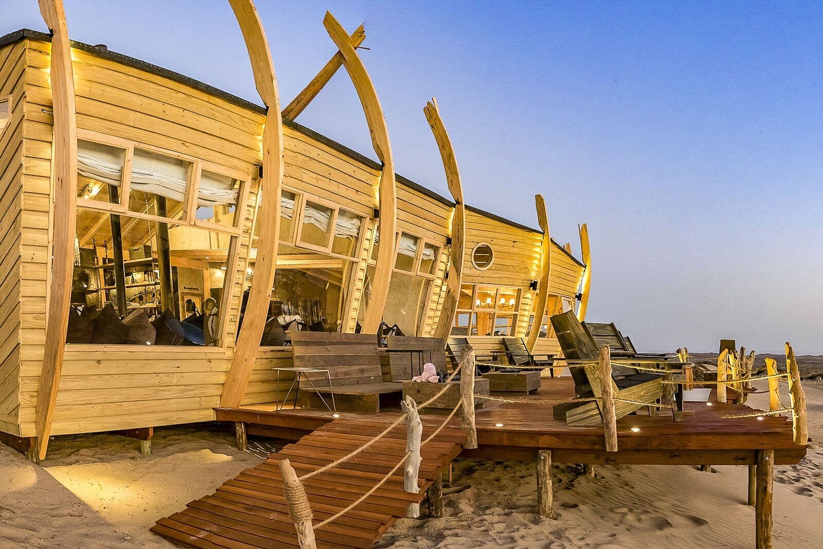 Shipwreck Lodge on the Skeleton Coast, Namibia