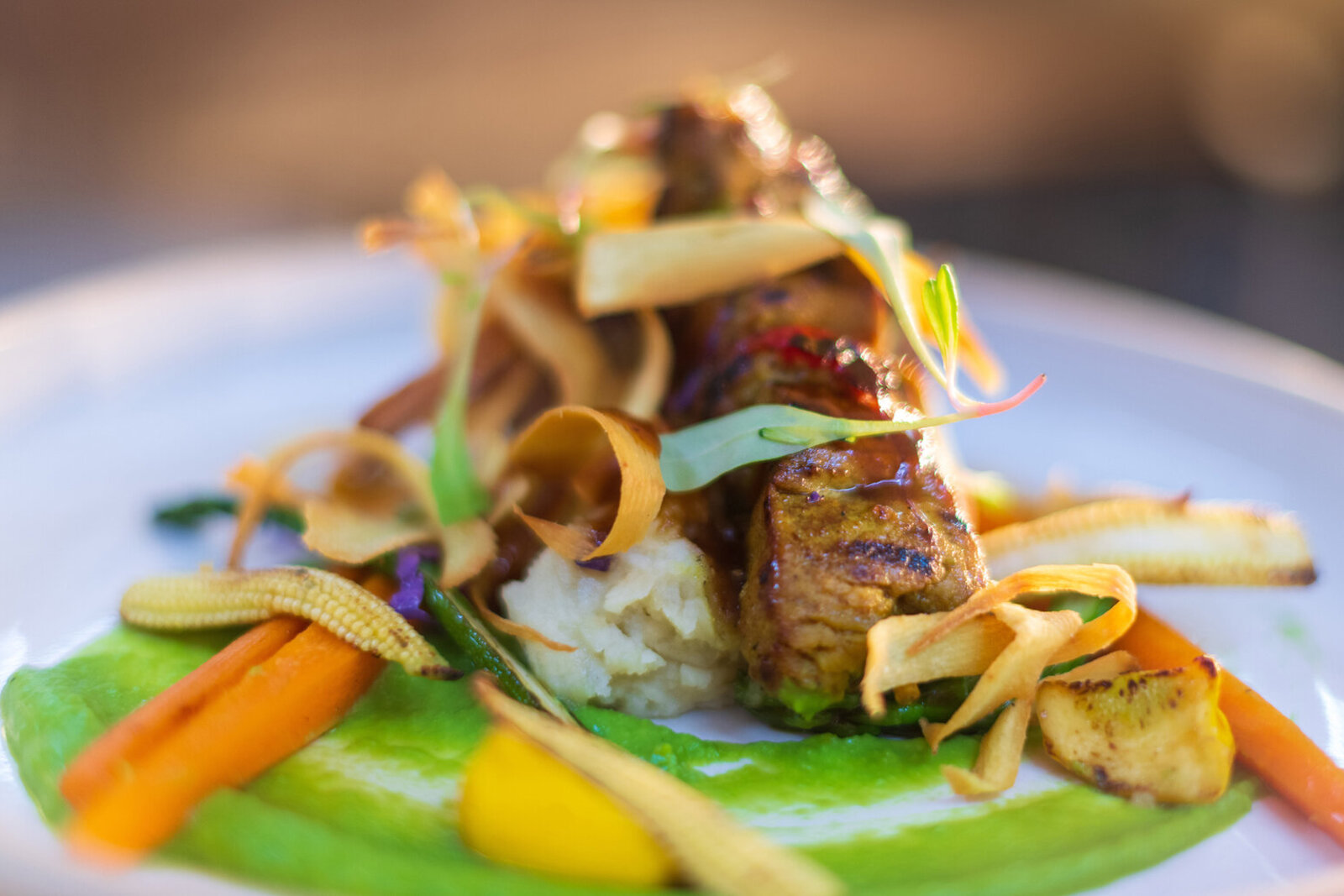 Gourmet dining at a luxury Sabi Sands lodge