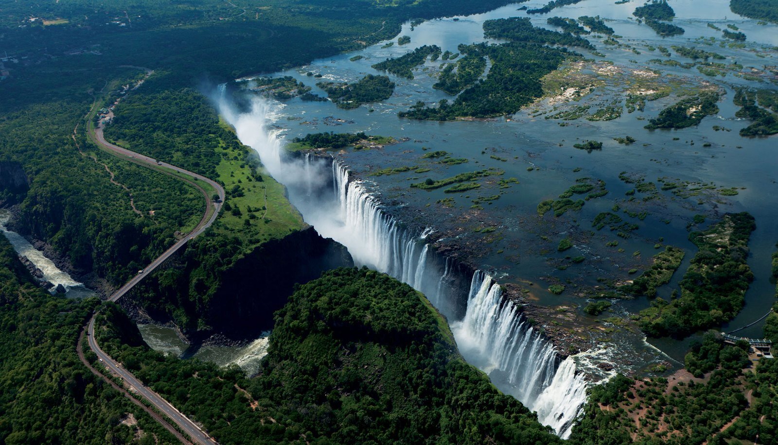Victoria Falls in full flow, the Smoke That Thunders