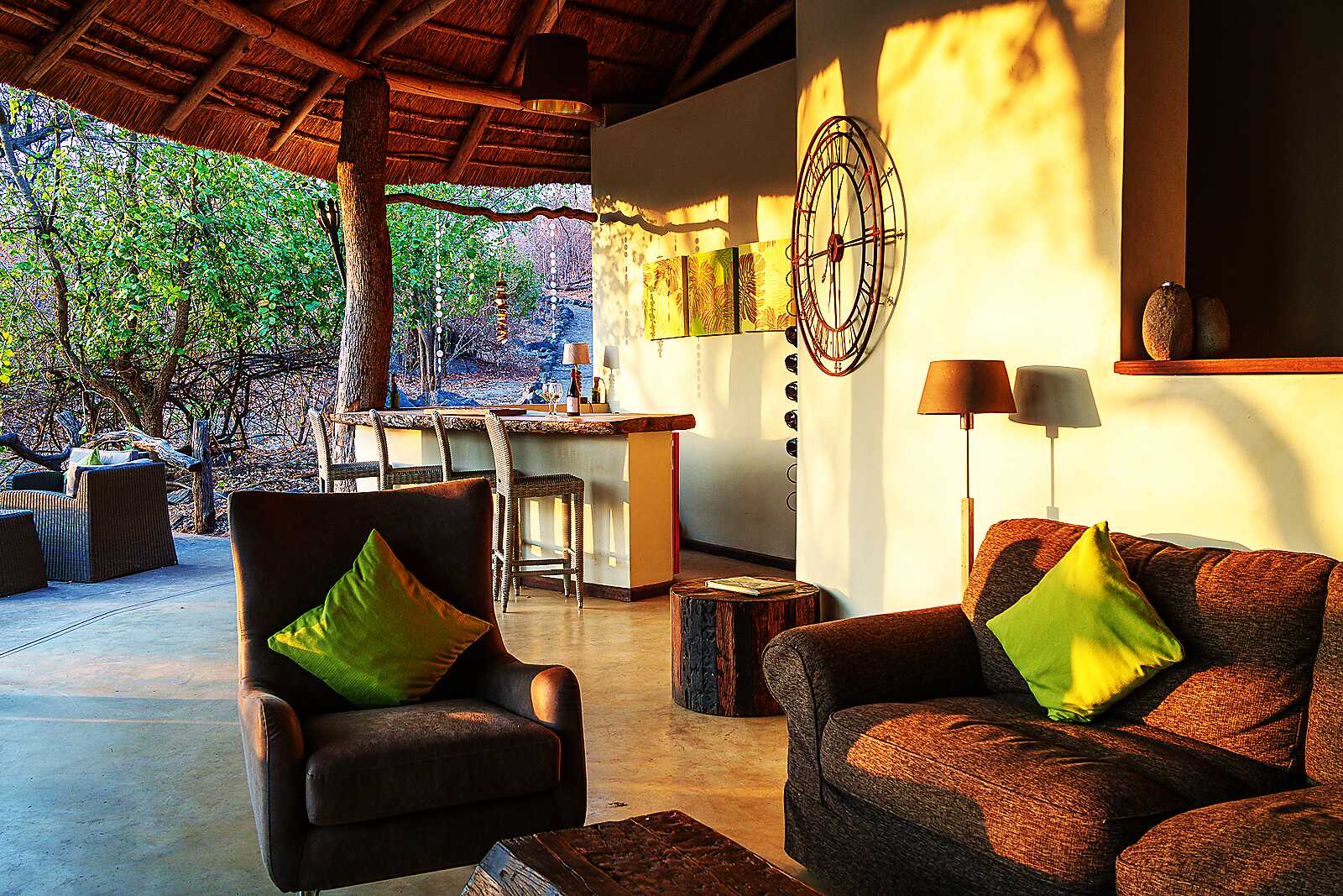 Mkulumadzi Lodge wildlife sighting — elephants in Majete