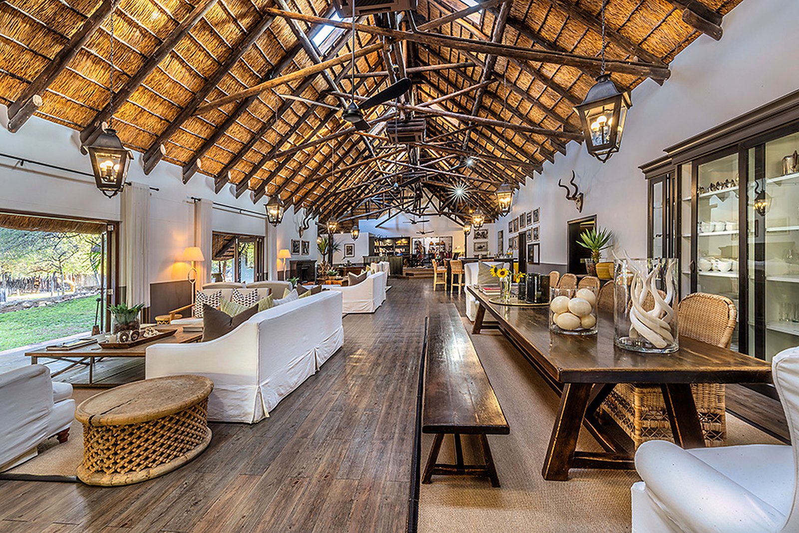 Dining and cuisine at family-run Mushara Lodge near Etosha