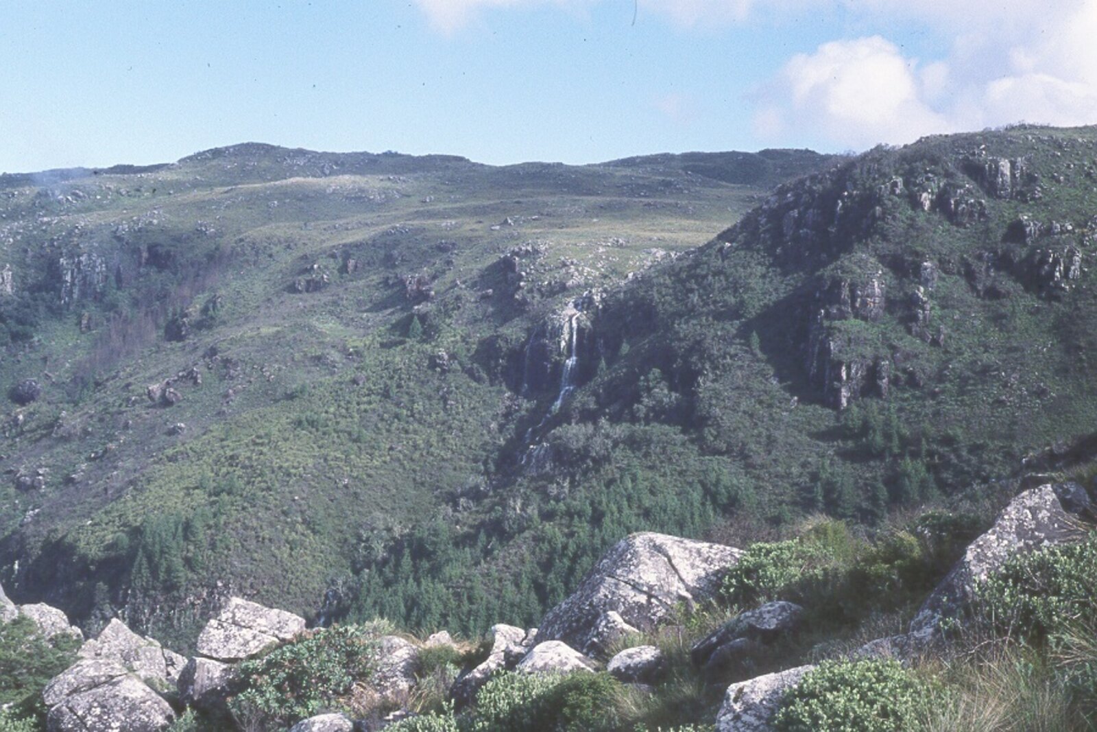 Nyama Falls on the slopes of Mount Nyangani, Nyanga, Zimbabwe