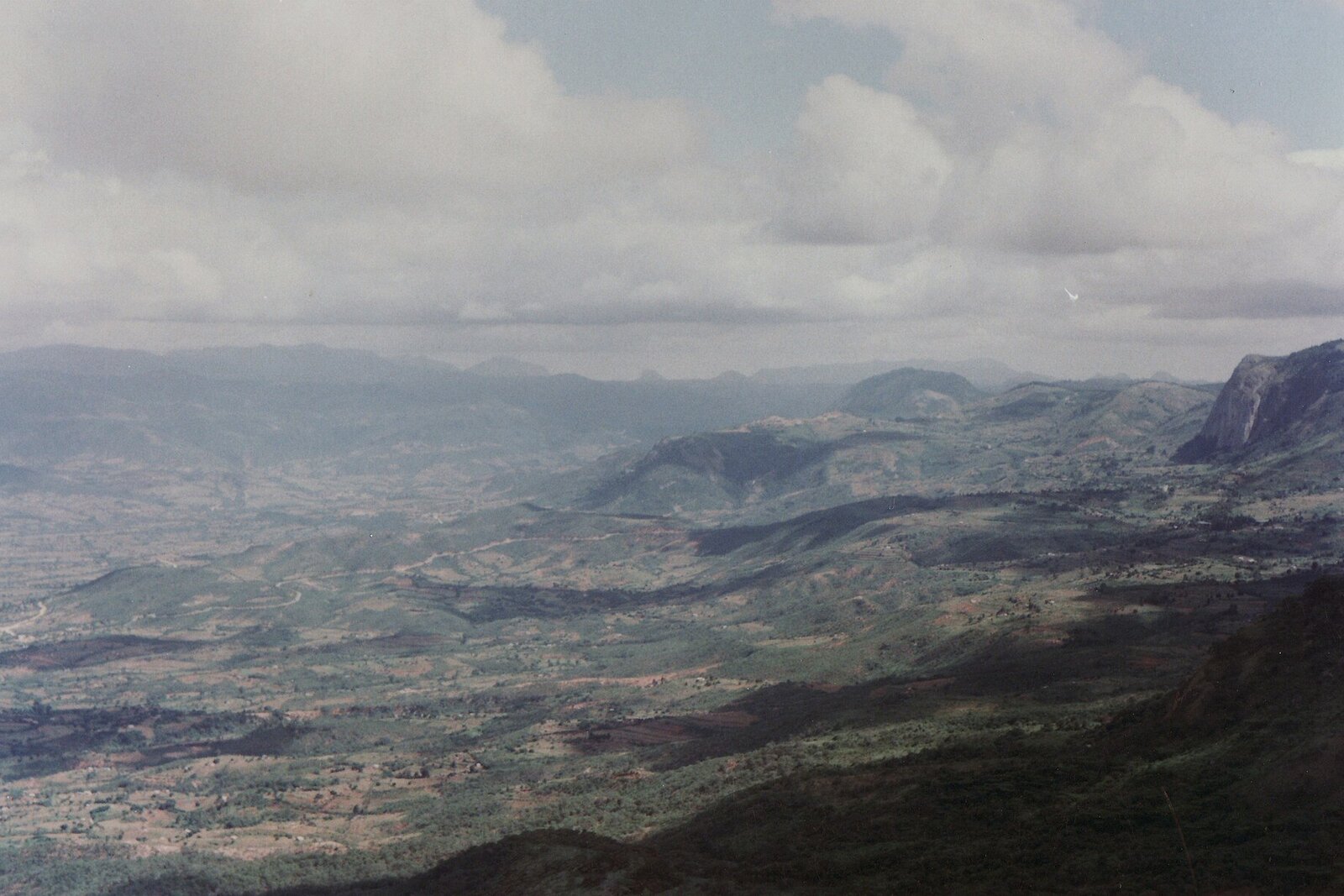 The lush Honde Valley below the Nyanga escarpment, Zimbabwe