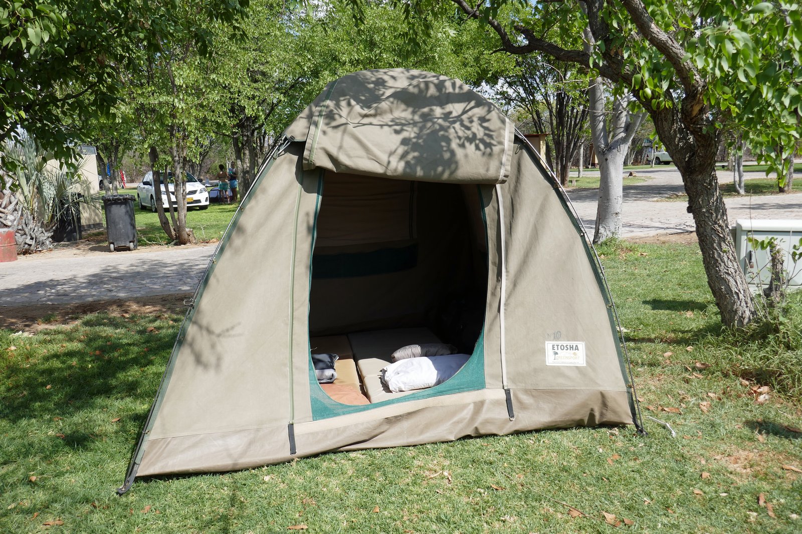 Canvas mobile safari tent that follows the migration to Kogatende