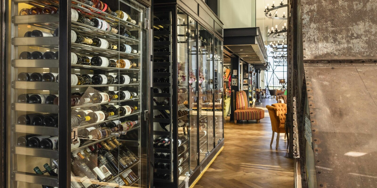 The Willaston Bar at The Silo Hotel, a wall of wine and the layered Royal Portfolio look