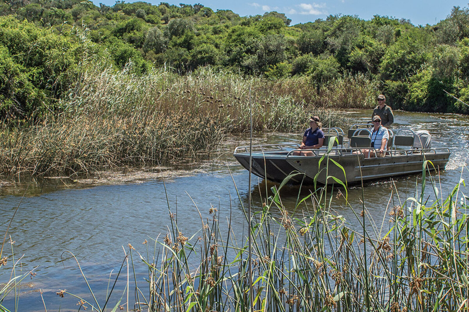 River cruise at Kariega Game Reserve near Kenton-on-Sea