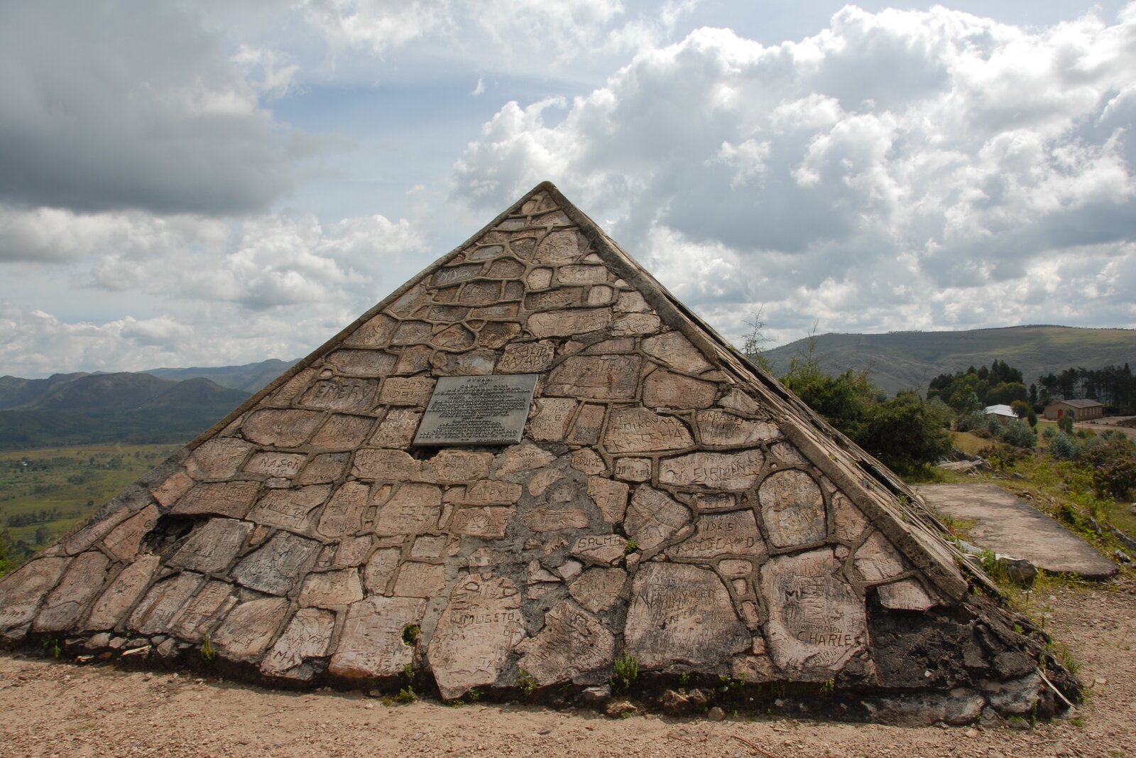 The pyramid marking the southernmost source of the Nile, Burundi