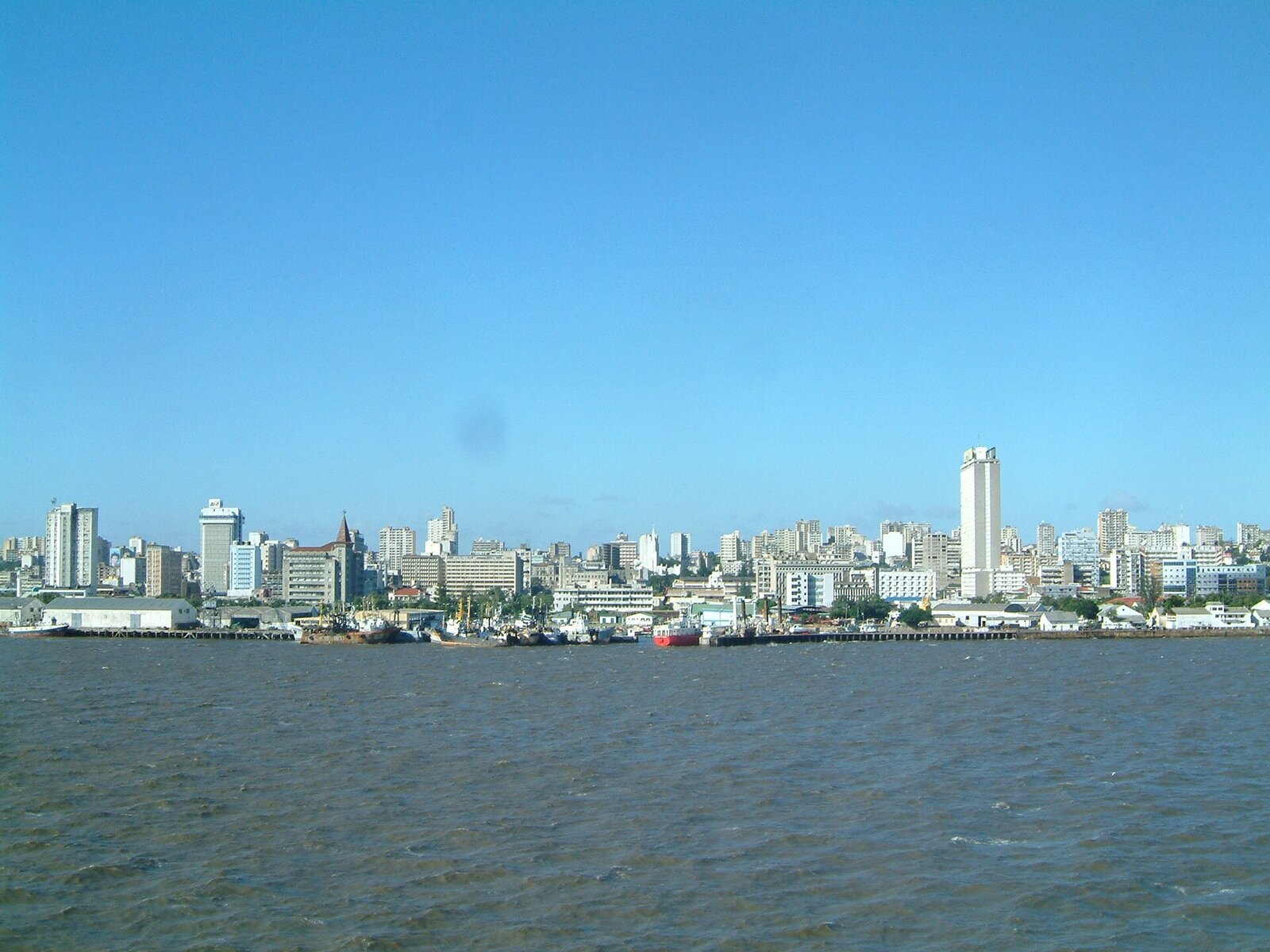 Maputo city waterfront with colonial architecture, Mozambique