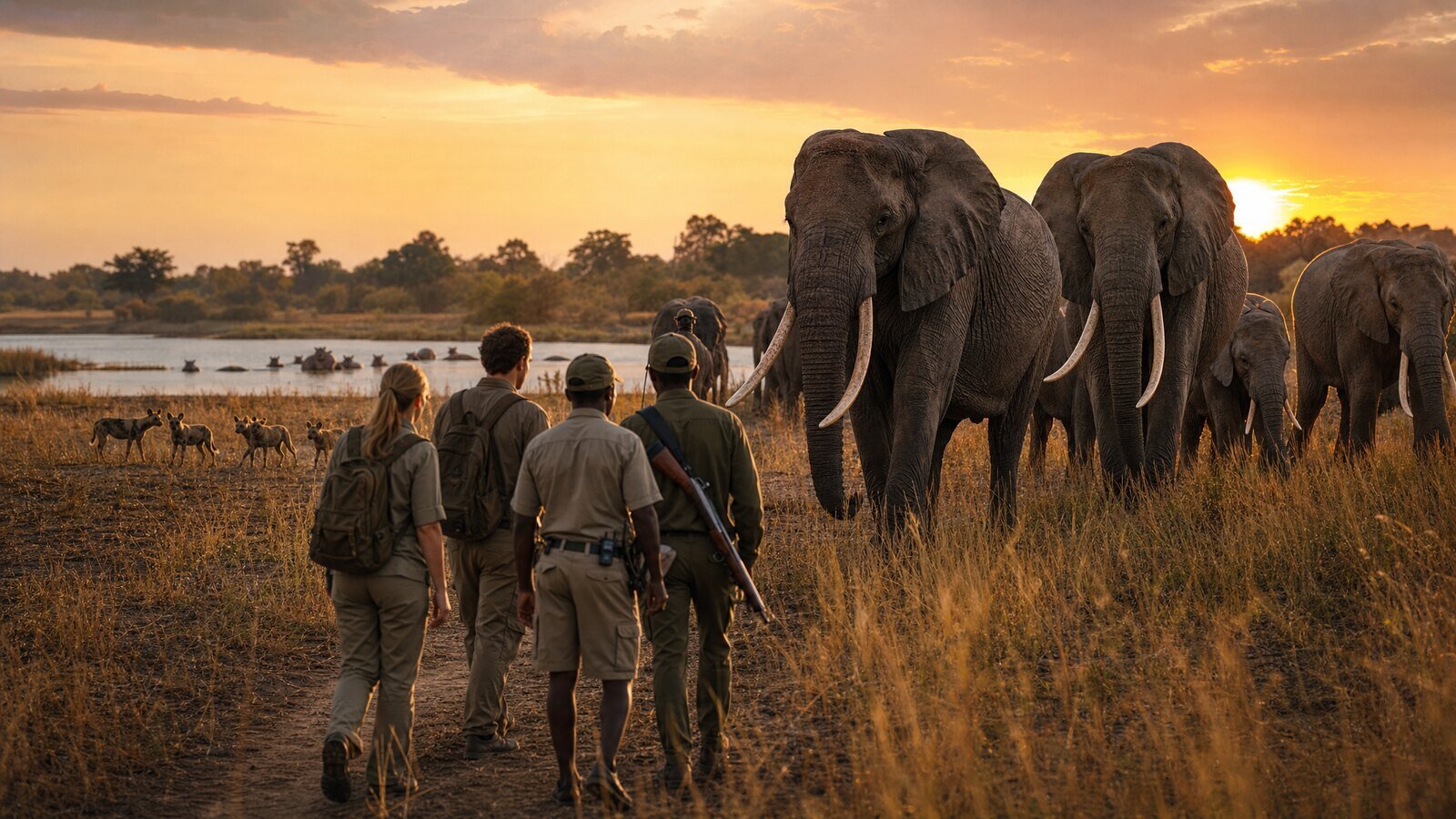 South Luangwa River, Zambia — leopard capital of Africa
